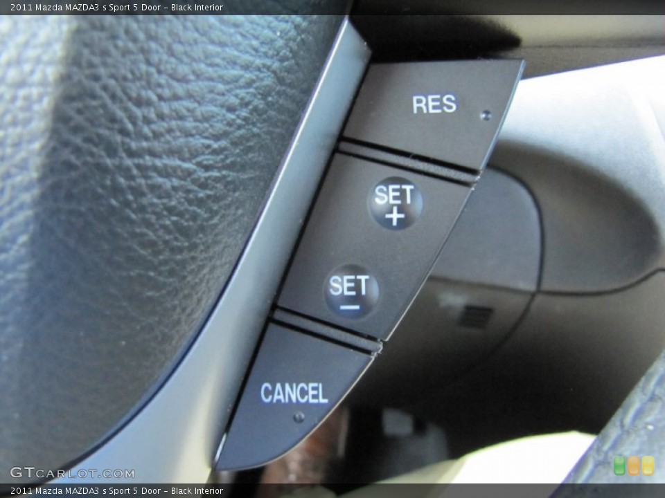 Black Interior Controls for the 2011 Mazda MAZDA3 s Sport 5 Door #62686100
