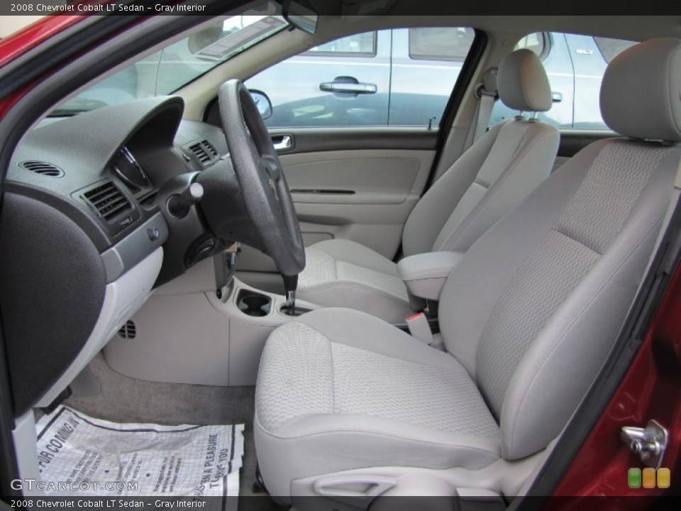 Gray Interior Photo for the 2008 Chevrolet Cobalt LT Sedan #62686606