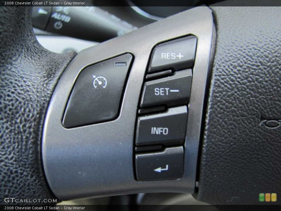 Gray Interior Controls for the 2008 Chevrolet Cobalt LT Sedan #62686645