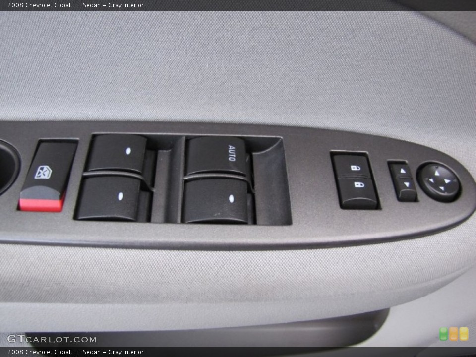 Gray Interior Controls for the 2008 Chevrolet Cobalt LT Sedan #62686655