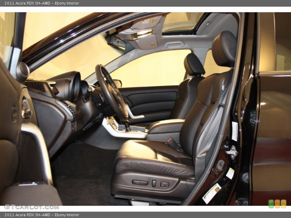 Ebony Interior Photo for the 2011 Acura RDX SH-AWD #62688101