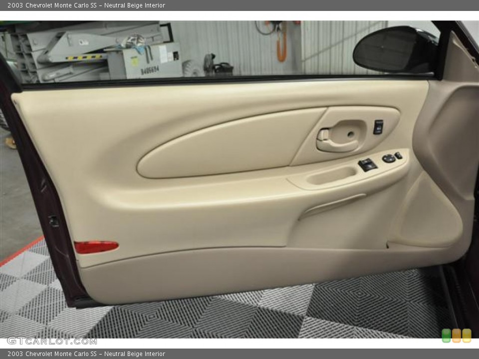Neutral Beige Interior Door Panel for the 2003 Chevrolet Monte Carlo SS #62688483