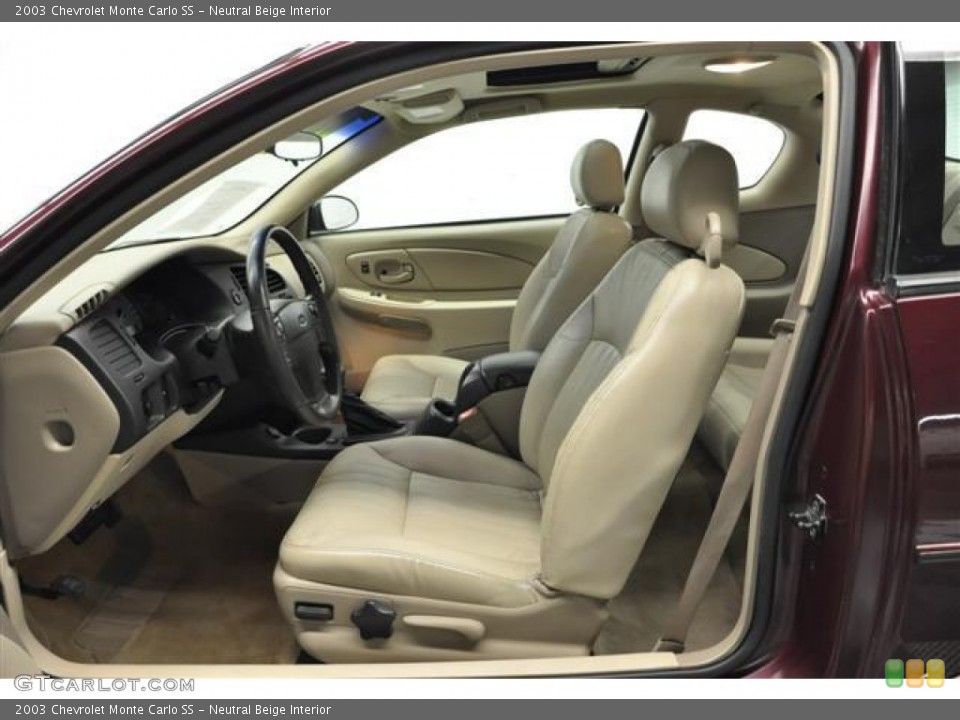 Neutral Beige Interior Photo for the 2003 Chevrolet Monte Carlo SS #62688500