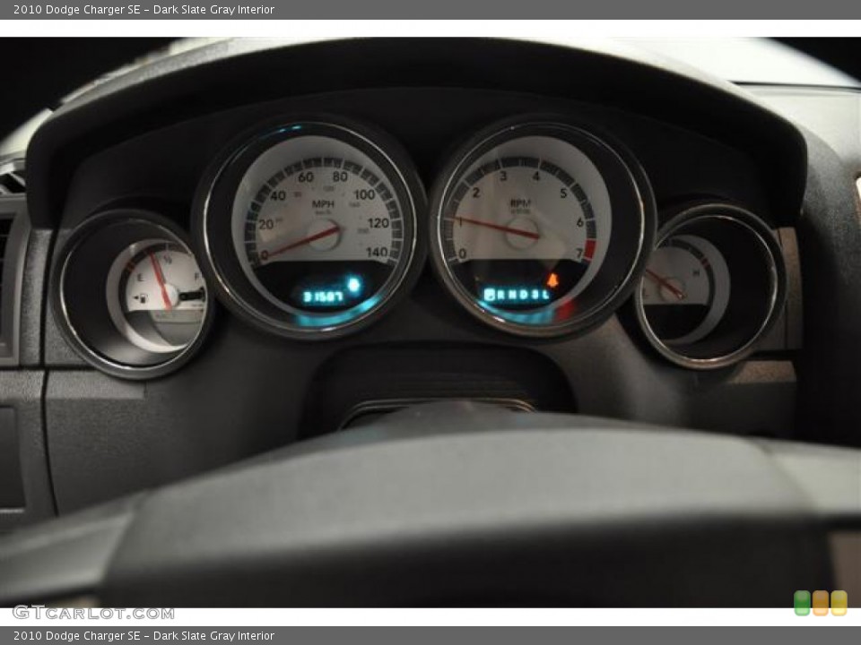 Dark Slate Gray Interior Gauges for the 2010 Dodge Charger SE #62688903