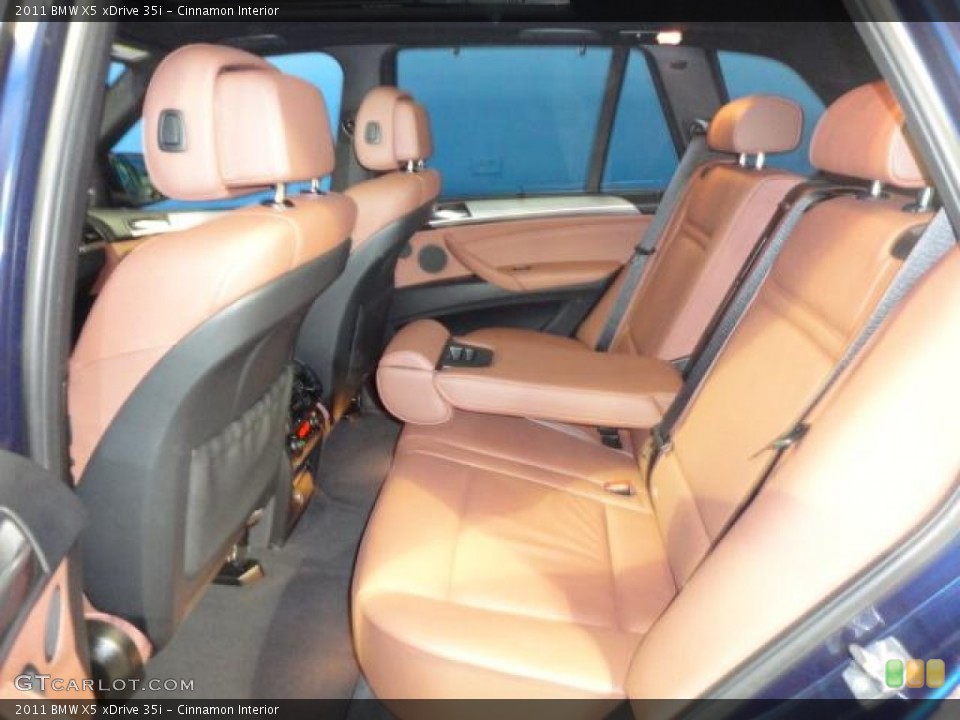 Cinnamon Interior Rear Seat for the 2011 BMW X5 xDrive 35i #62692595