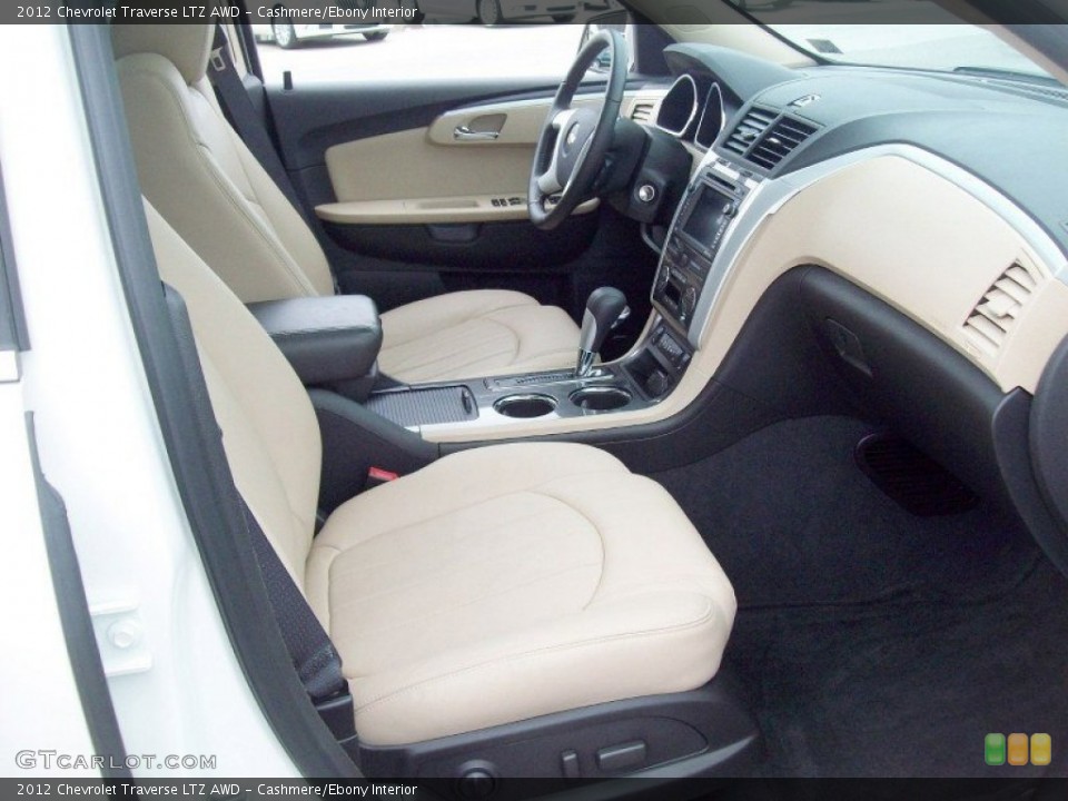 Cashmere/Ebony Interior Photo for the 2012 Chevrolet Traverse LTZ AWD #62693816