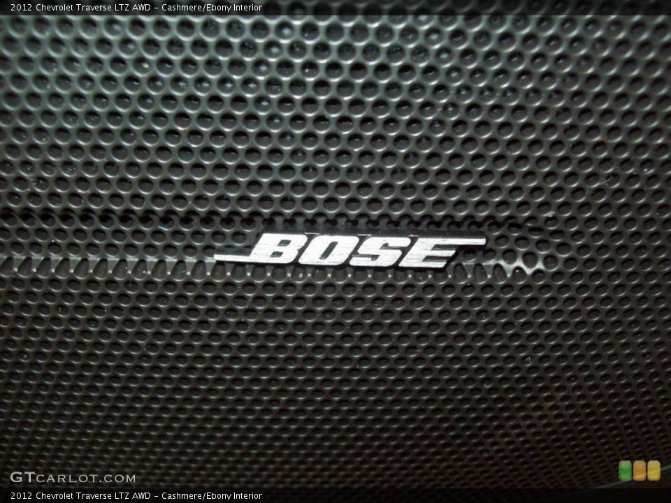 Cashmere/Ebony Interior Audio System for the 2012 Chevrolet Traverse LTZ AWD #62694023