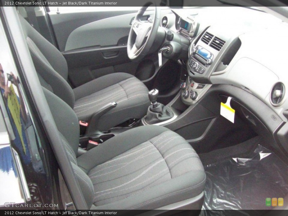 Jet Black/Dark Titanium Interior Photo for the 2012 Chevrolet Sonic LT Hatch #62694134