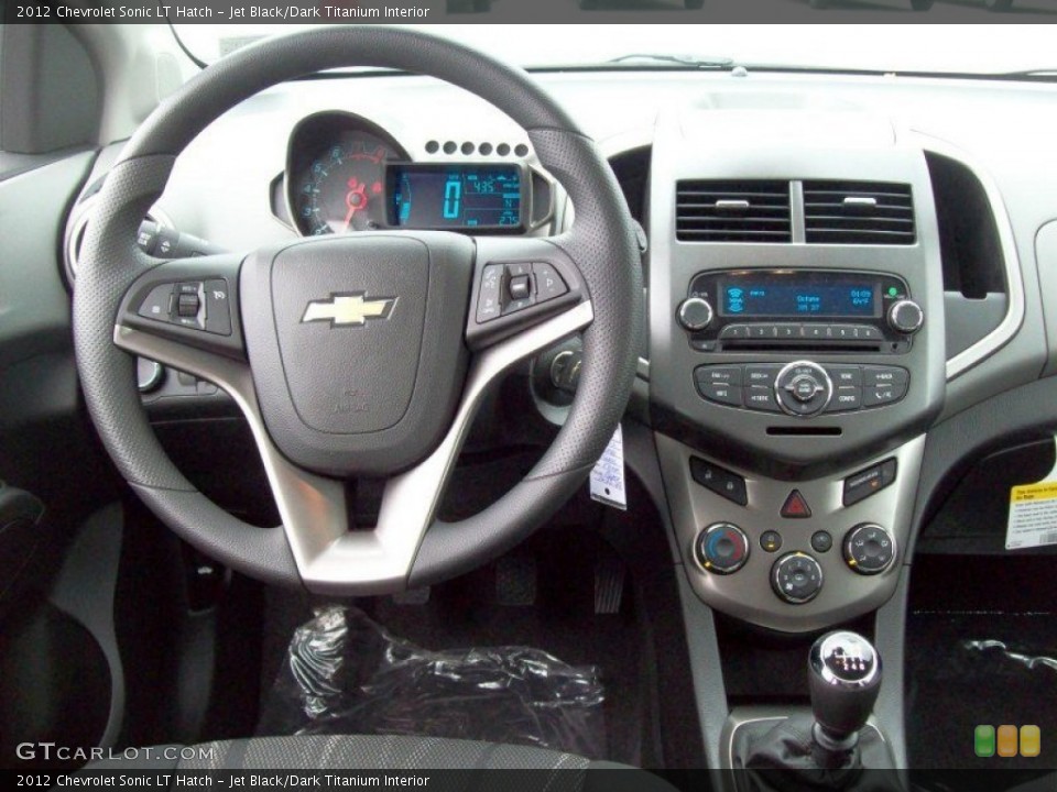 Jet Black/Dark Titanium Interior Dashboard for the 2012 Chevrolet Sonic LT Hatch #62694143