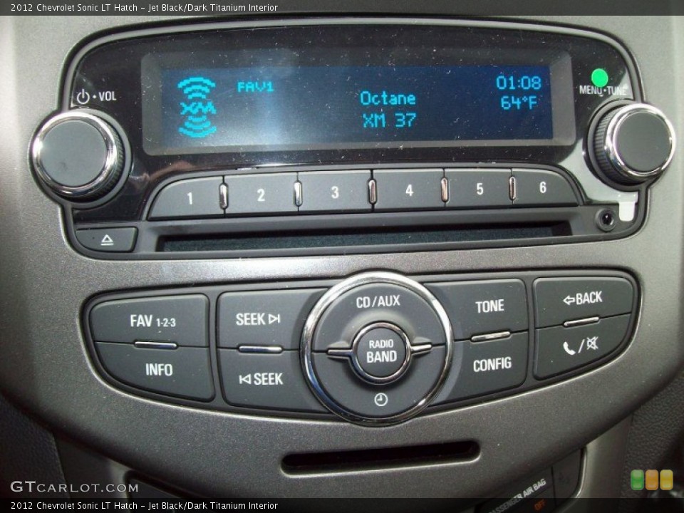 Jet Black/Dark Titanium Interior Controls for the 2012 Chevrolet Sonic LT Hatch #62694152