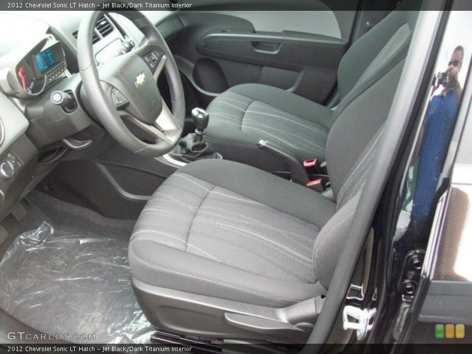 Jet Black/Dark Titanium Interior Photo for the 2012 Chevrolet Sonic LT Hatch #62694241