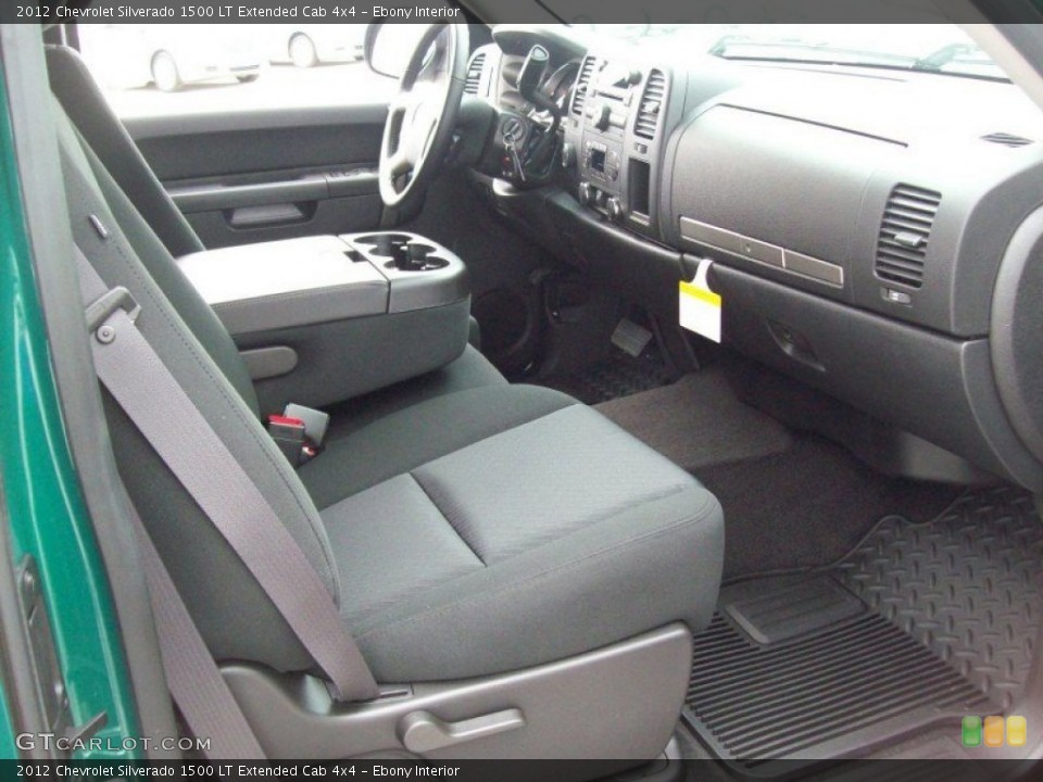 Ebony Interior Photo for the 2012 Chevrolet Silverado 1500 LT Extended Cab 4x4 #62694359