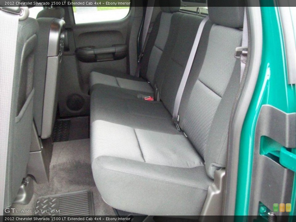 Ebony Interior Rear Seat for the 2012 Chevrolet Silverado 1500 LT Extended Cab 4x4 #62694467