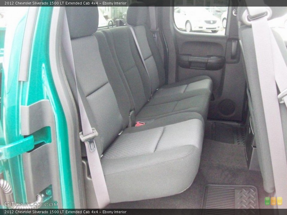 Ebony Interior Rear Seat for the 2012 Chevrolet Silverado 1500 LT Extended Cab 4x4 #62694479