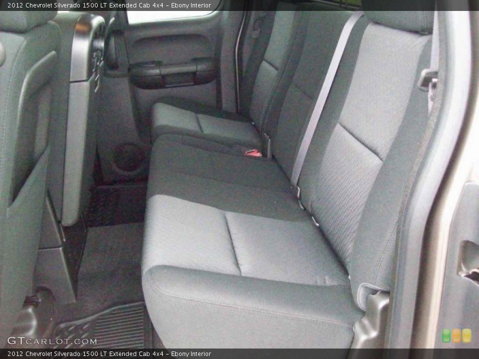 Ebony Interior Rear Seat for the 2012 Chevrolet Silverado 1500 LT Extended Cab 4x4 #62694743