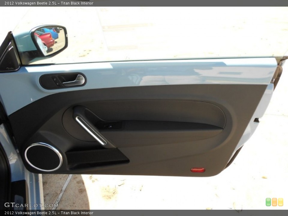 Titan Black Interior Door Panel for the 2012 Volkswagen Beetle 2.5L #62694803