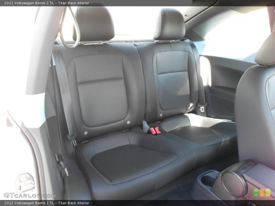 Titan Black Interior Rear Seat for the 2012 Volkswagen Beetle 2.5L #62694815