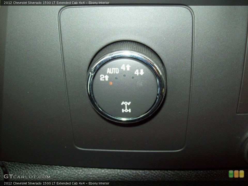 Ebony Interior Controls for the 2012 Chevrolet Silverado 1500 LT Extended Cab 4x4 #62694845