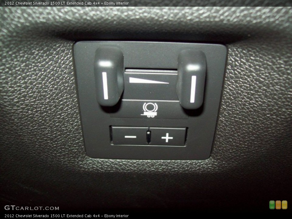 Ebony Interior Controls for the 2012 Chevrolet Silverado 1500 LT Extended Cab 4x4 #62694872