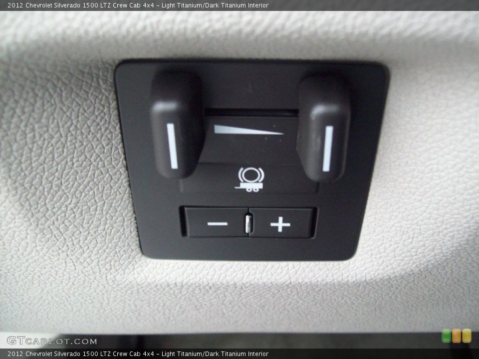 Light Titanium/Dark Titanium Interior Controls for the 2012 Chevrolet Silverado 1500 LTZ Crew Cab 4x4 #62695151