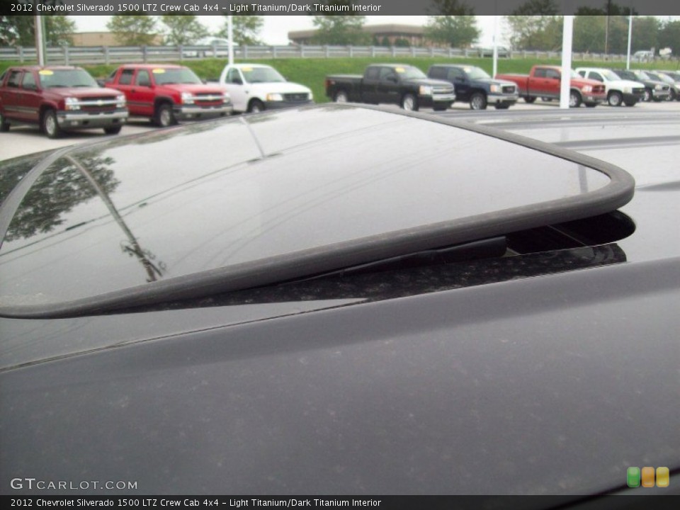 Light Titanium/Dark Titanium Interior Sunroof for the 2012 Chevrolet Silverado 1500 LTZ Crew Cab 4x4 #62695196
