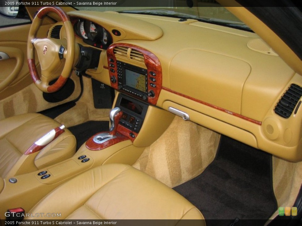 Savanna Beige Interior Photo for the 2005 Porsche 911 Turbo S Cabriolet #62698187