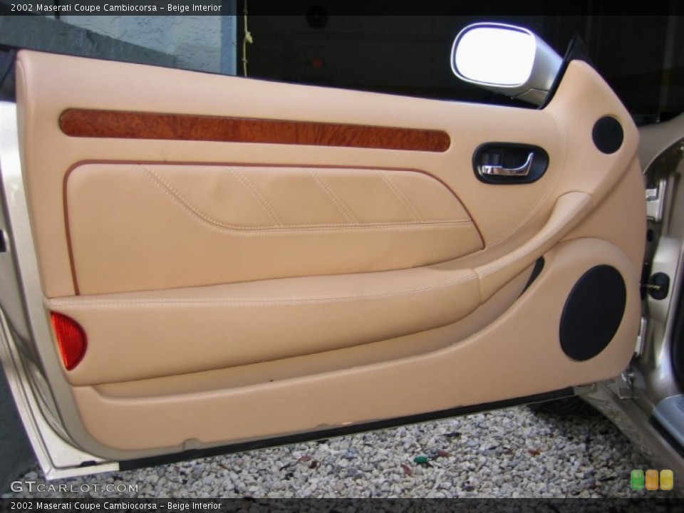 Beige Interior Door Panel for the 2002 Maserati Coupe Cambiocorsa #62698608