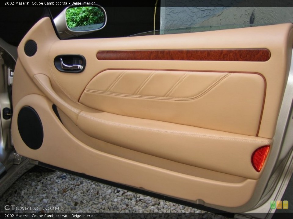 Beige Interior Door Panel for the 2002 Maserati Coupe Cambiocorsa #62698619