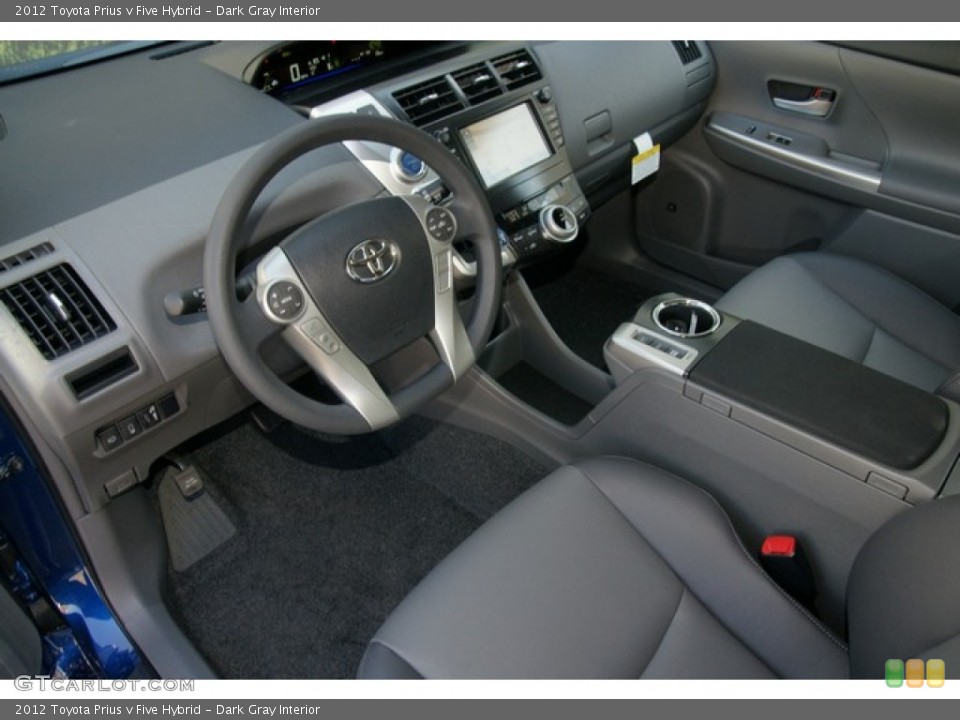 Dark Gray Interior Photo for the 2012 Toyota Prius v Five Hybrid #62699174