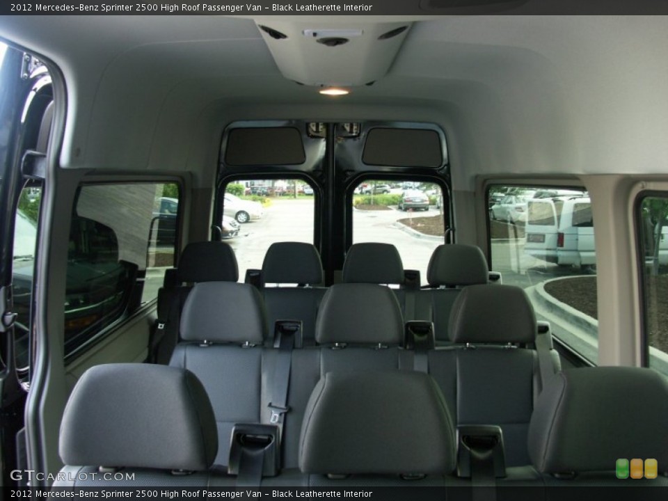 Black Leatherette Interior Photo for the 2012 Mercedes-Benz Sprinter 2500 High Roof Passenger Van #62699231
