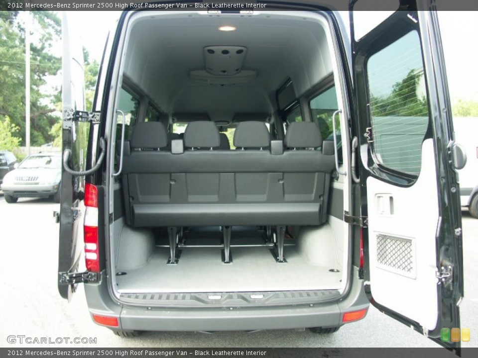 Black Leatherette Interior Trunk for the 2012 Mercedes-Benz Sprinter 2500 High Roof Passenger Van #62699252
