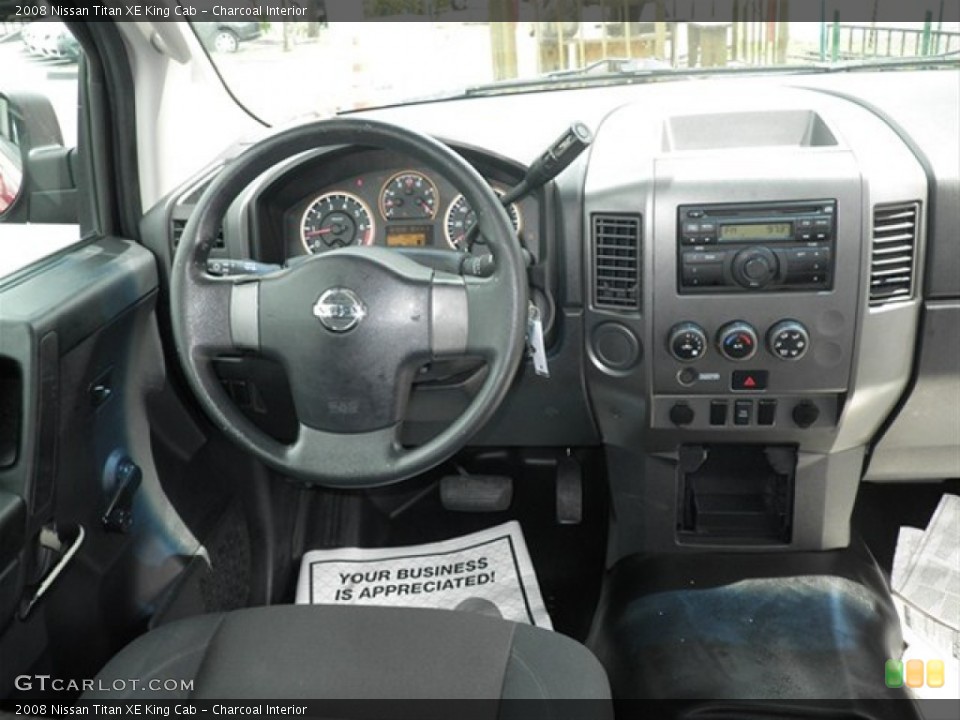 Charcoal Interior Dashboard for the 2008 Nissan Titan XE King Cab #62700125