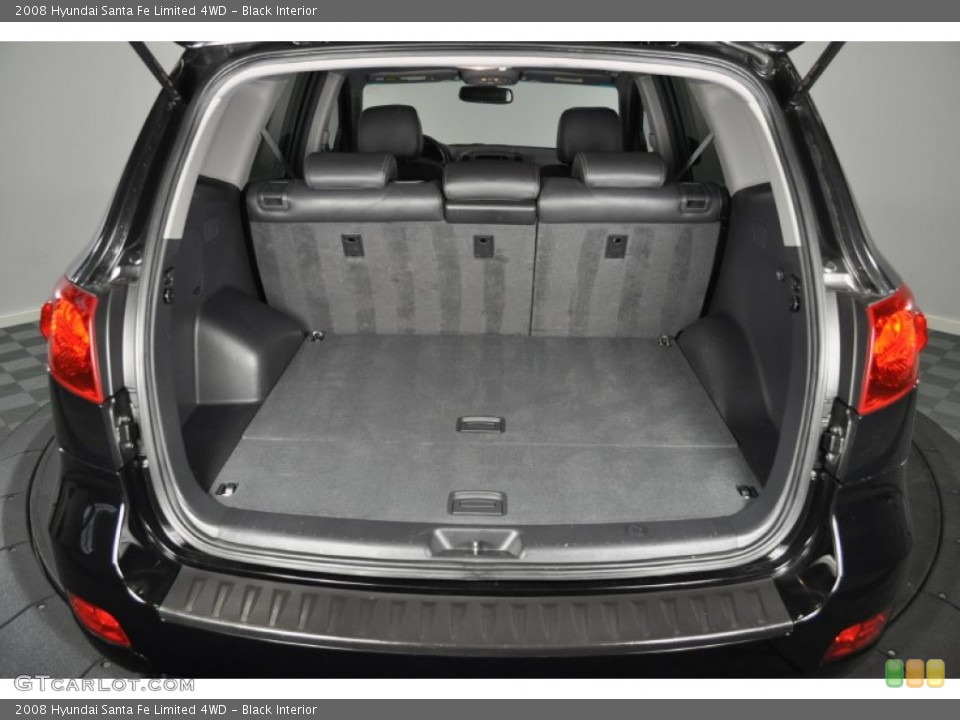 Black Interior Trunk for the 2008 Hyundai Santa Fe Limited 4WD #62704002