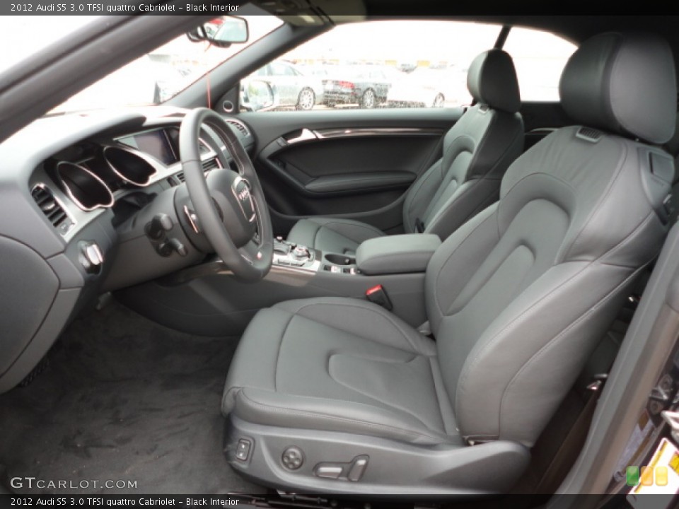 Black Interior Photo for the 2012 Audi S5 3.0 TFSI quattro Cabriolet #62704253