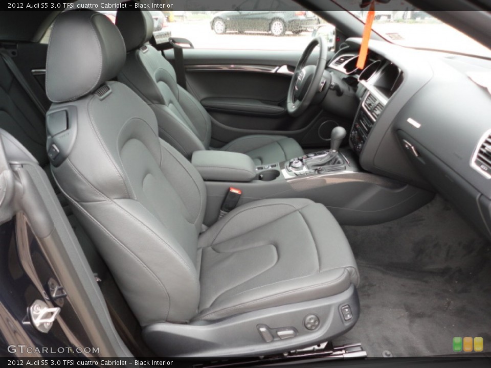 Black Interior Photo for the 2012 Audi S5 3.0 TFSI quattro Cabriolet #62704271