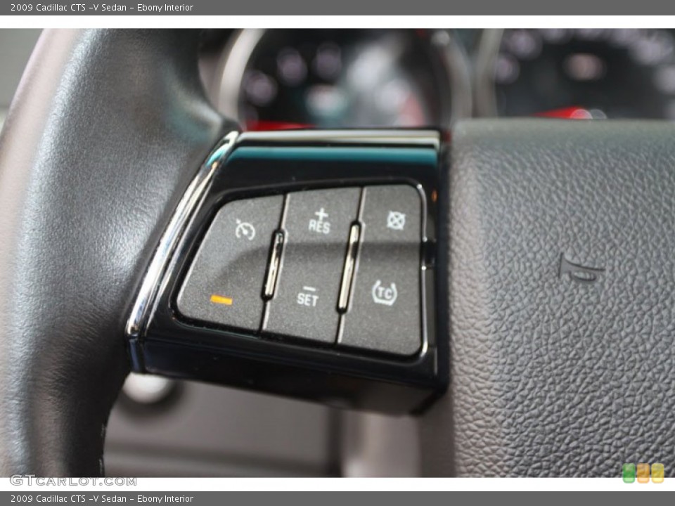 Ebony Interior Controls for the 2009 Cadillac CTS -V Sedan #62706401