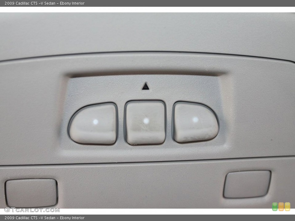 Ebony Interior Controls for the 2009 Cadillac CTS -V Sedan #62706413