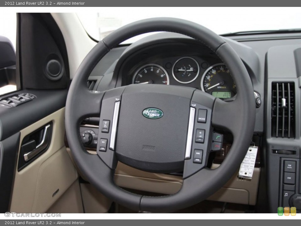 Almond Interior Steering Wheel for the 2012 Land Rover LR2 3.2 #62707076