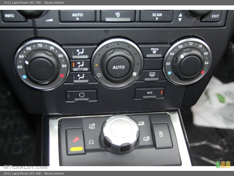 Ebony Interior Controls for the 2011 Land Rover LR2 HSE #62707676