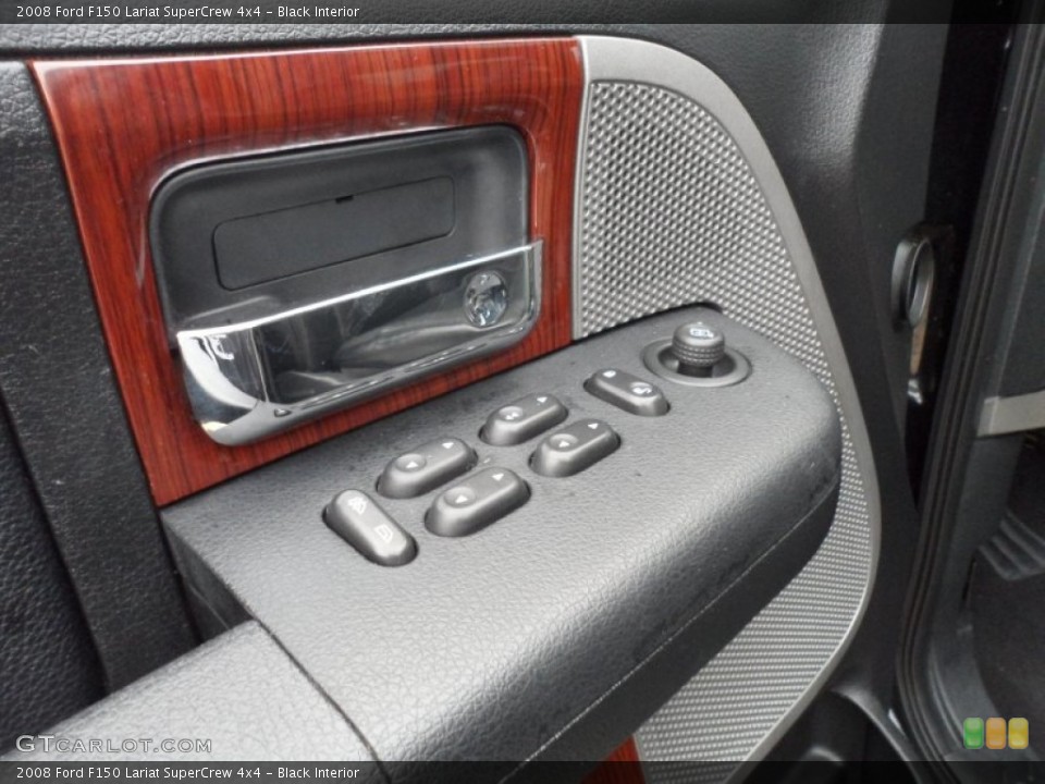 Black Interior Controls for the 2008 Ford F150 Lariat SuperCrew 4x4 #62709462