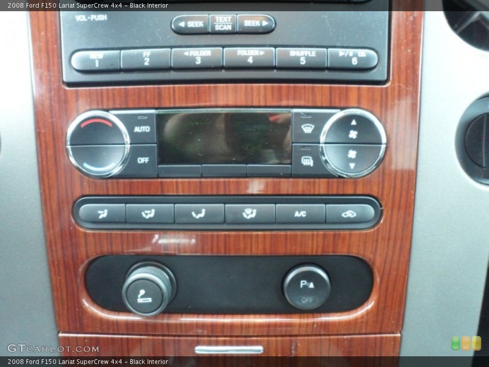 Black Interior Controls for the 2008 Ford F150 Lariat SuperCrew 4x4 #62709506