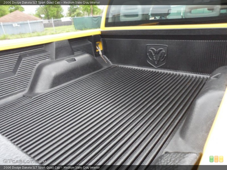 Medium Slate Gray Interior Trunk for the 2006 Dodge Dakota SLT Sport Quad Cab #62710010