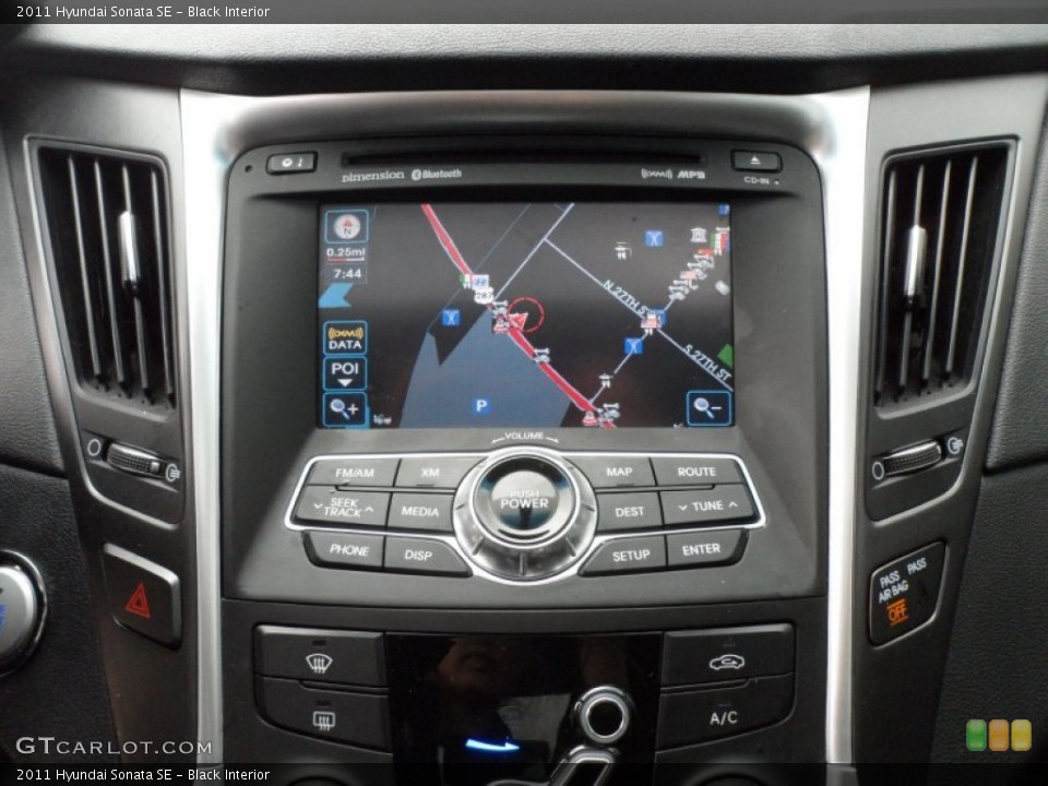 Black Interior Controls for the 2011 Hyundai Sonata SE #62710751