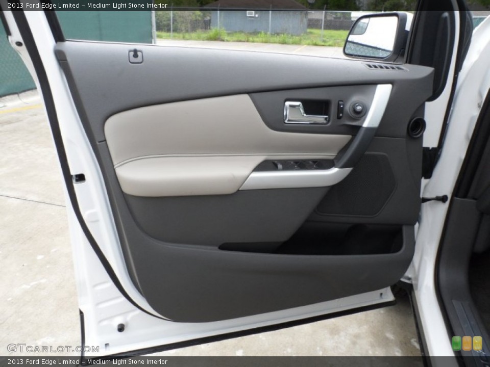 Medium Light Stone Interior Door Panel for the 2013 Ford Edge Limited #62710991