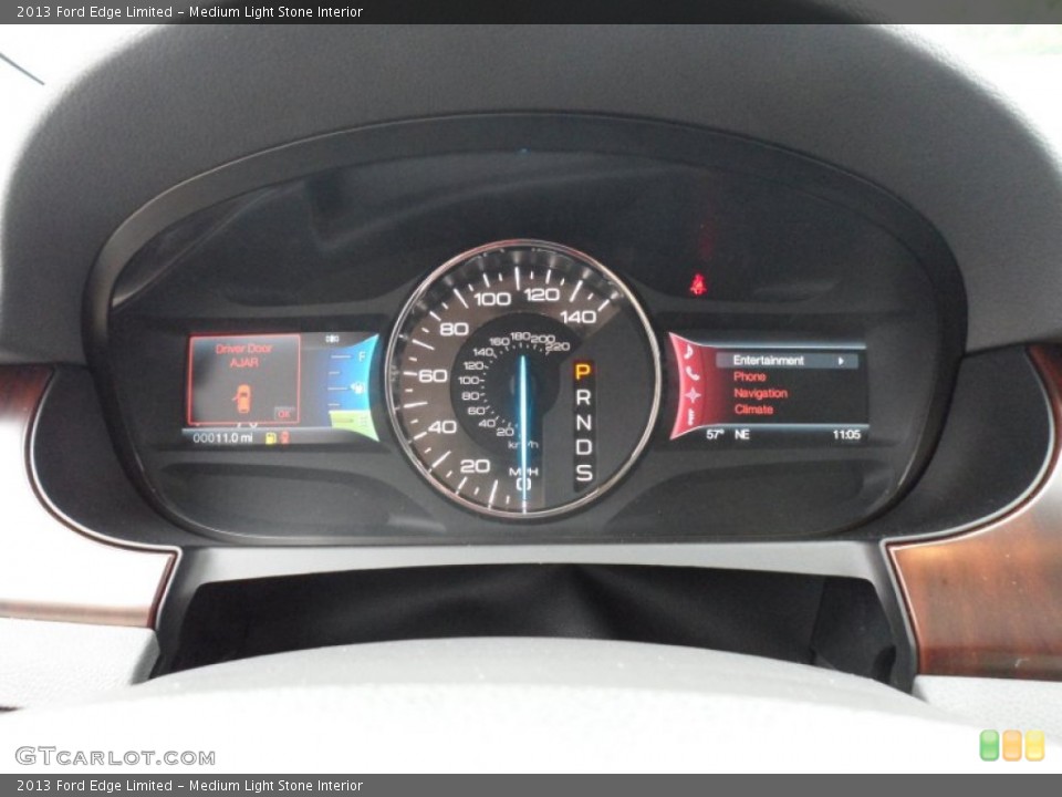 Medium Light Stone Interior Gauges for the 2013 Ford Edge Limited #62711027