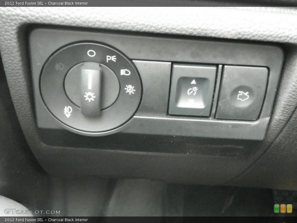Charcoal Black Interior Controls for the 2012 Ford Fusion SEL #62713064