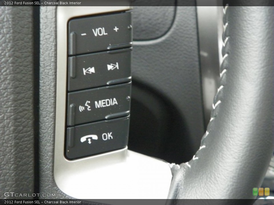 Charcoal Black Interior Controls for the 2012 Ford Fusion SEL #62713067