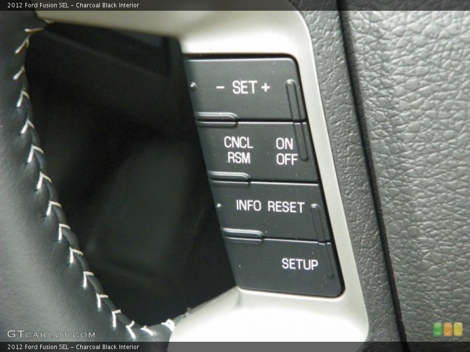 Charcoal Black Interior Controls for the 2012 Ford Fusion SEL #62713070