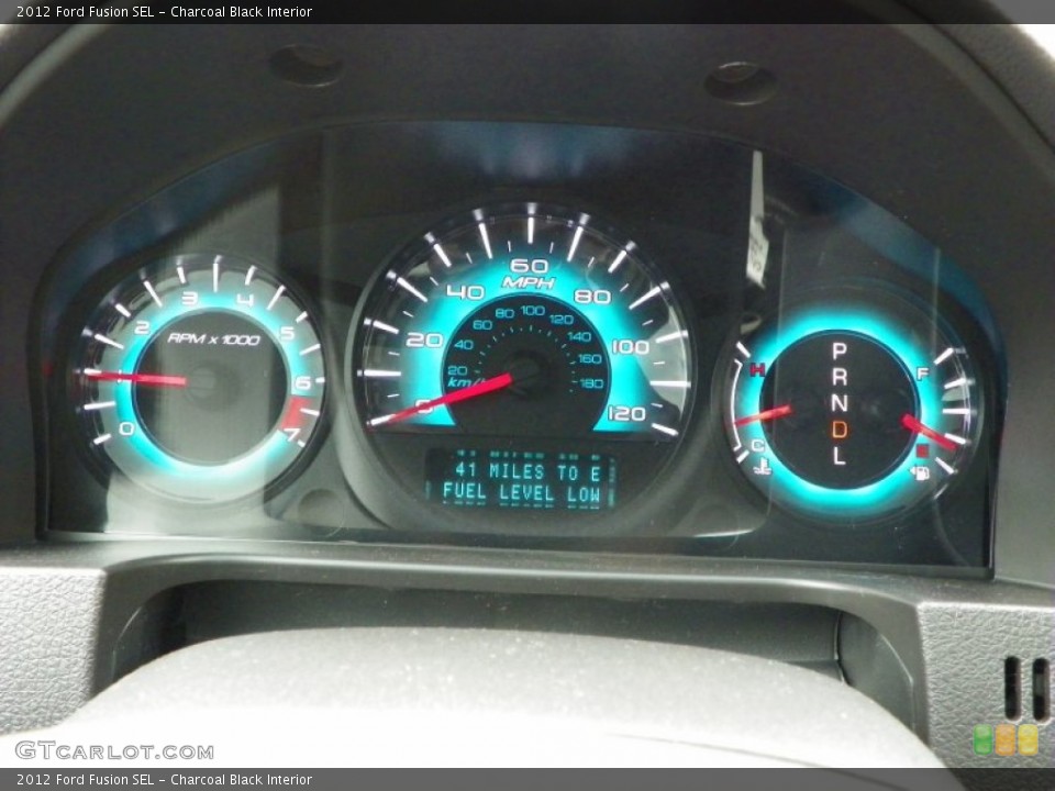 Charcoal Black Interior Gauges for the 2012 Ford Fusion SEL #62713079