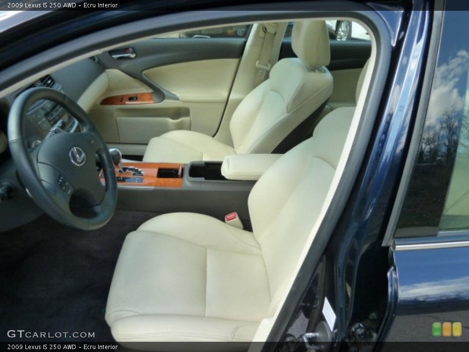 Ecru Interior Photo for the 2009 Lexus IS 250 AWD #62713433